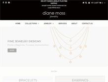 Tablet Screenshot of dianemossjewelry.com